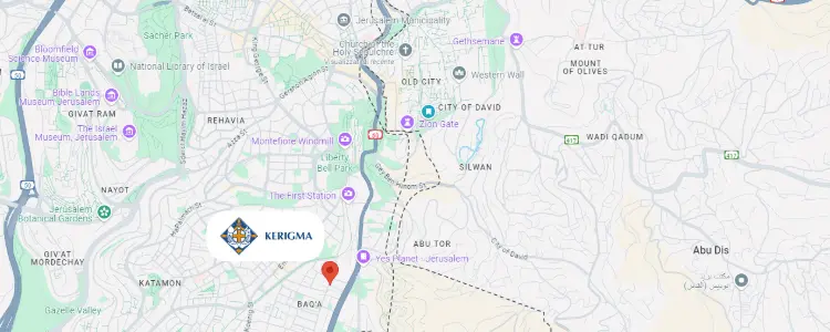Ingresso e posizione della casa Gerusalemme